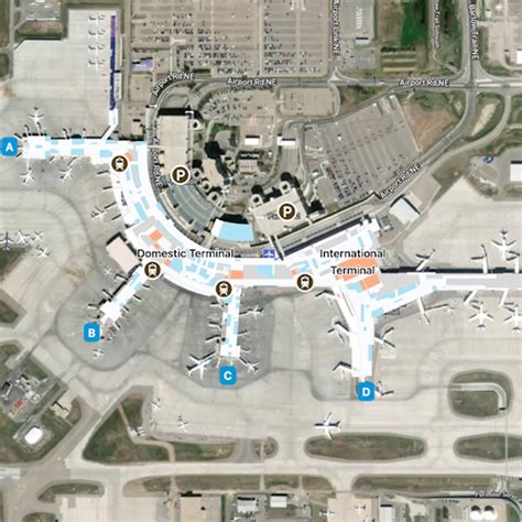 YYC > At the airport > Terminal maps 